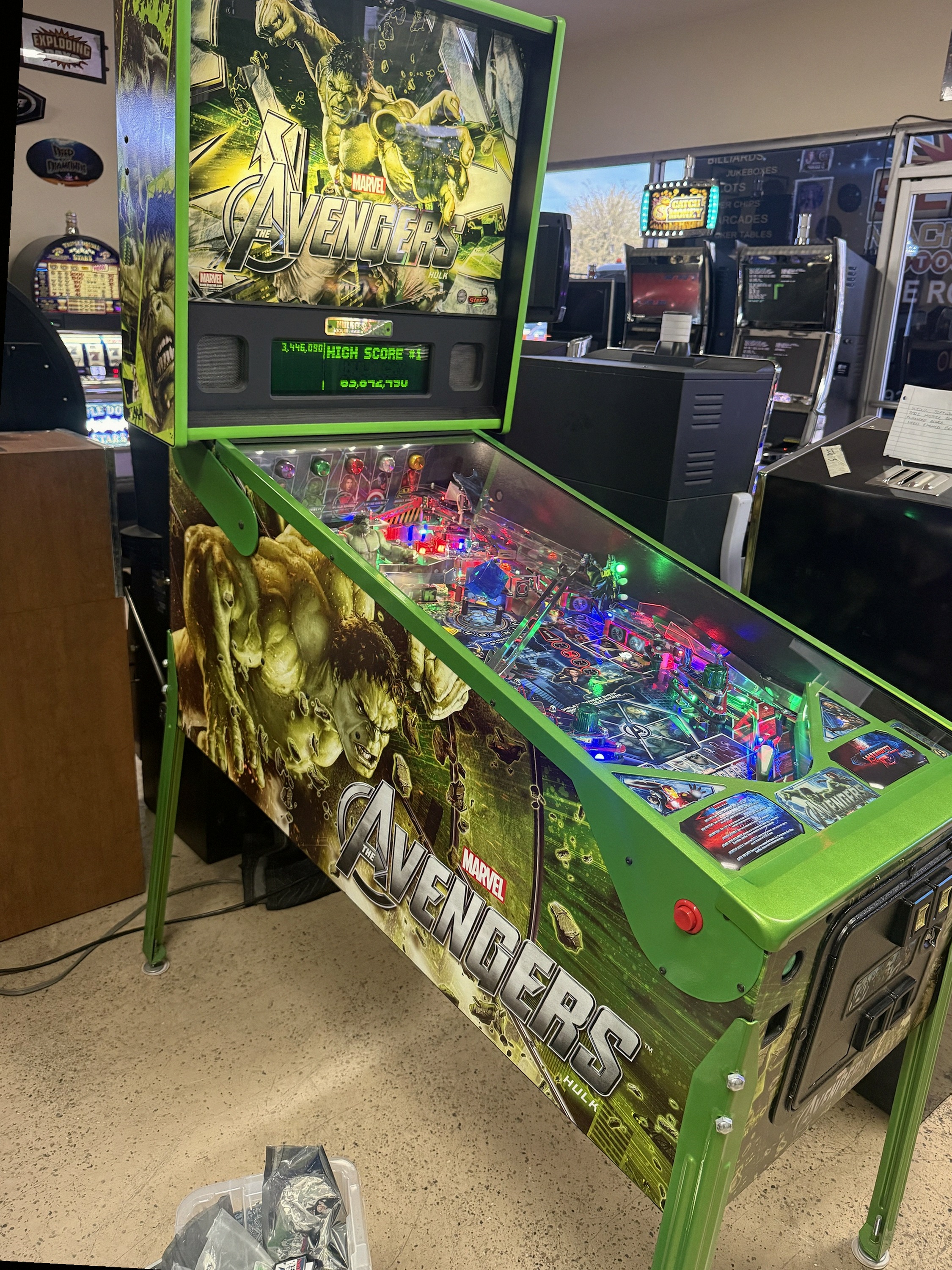 Avengers Hulk Edition Stern Pinball