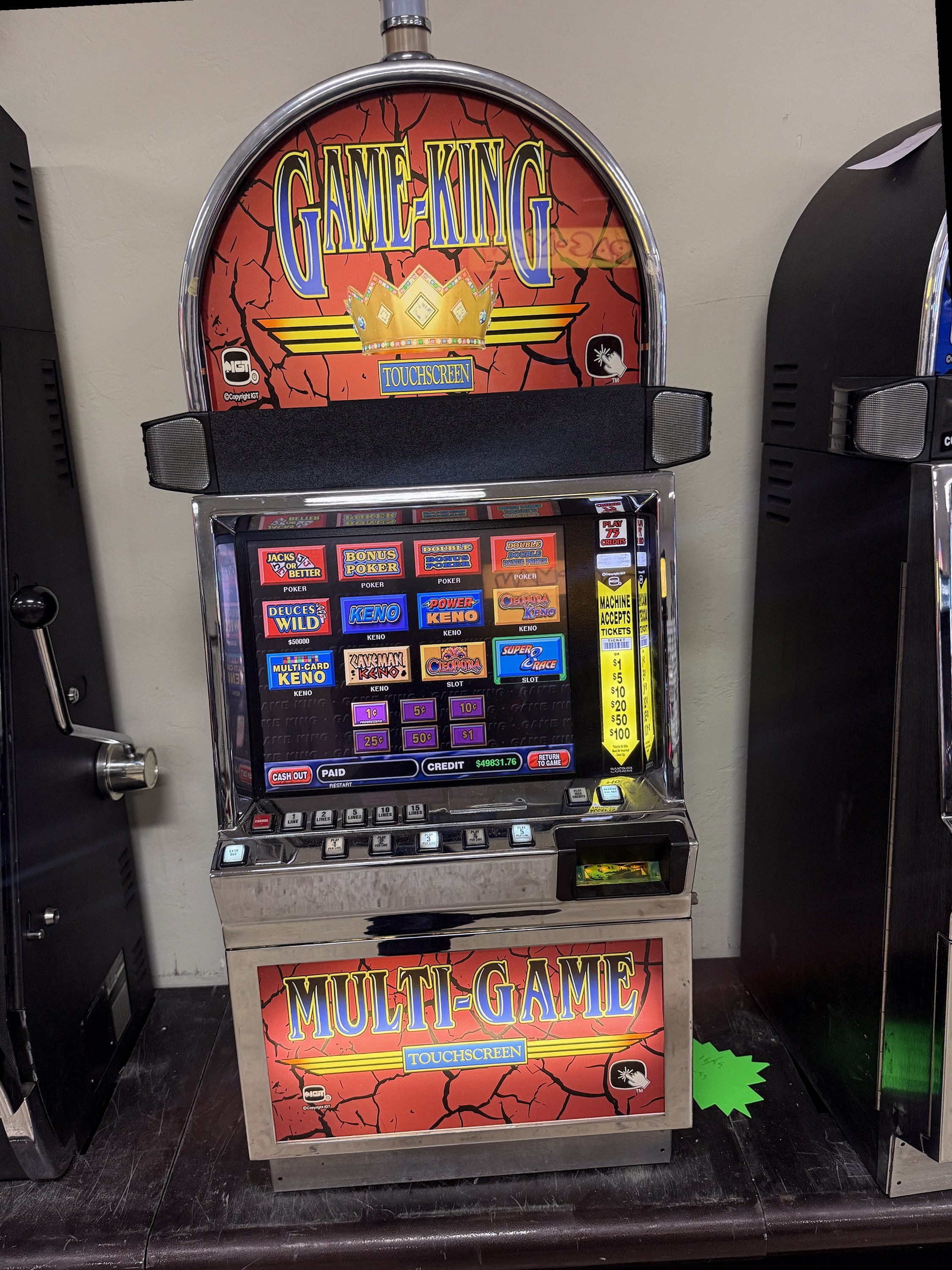 IGT Game King Multi-Game Cabinet